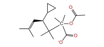 (1R,3R)-2,2-Dimethyl-3-(2-methylprop-1-enyl)-cyclopropyl-methyl (R)-2-acetoxy-3-methylbutanoate